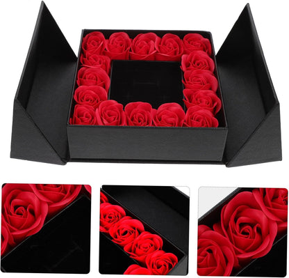 Caja de 16 rosas artificiales + Joya + Dedicatoria - Love vs Style®